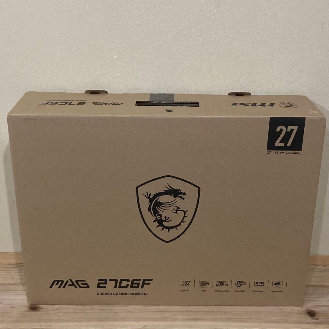 MSI MAG-27C6F ゲーミングディスプレイ 180hz