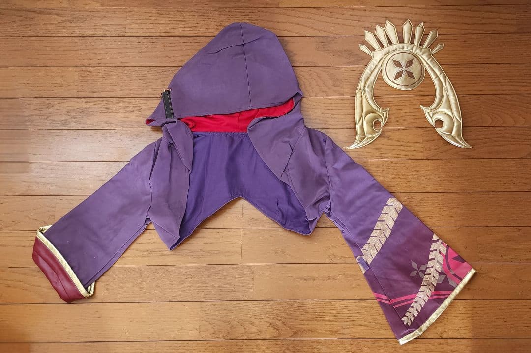 ⚠期間限定値下げ中⚠【原神】 久岐忍 コスプレ衣装+ウィッグ+武器