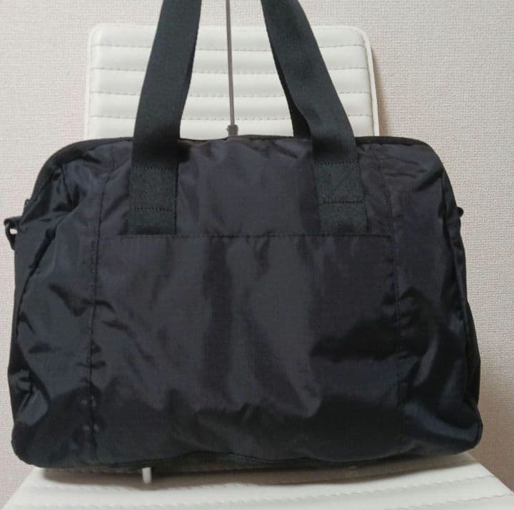 2650　レスポートサック　クラシックボストン　無地　黒　極美品