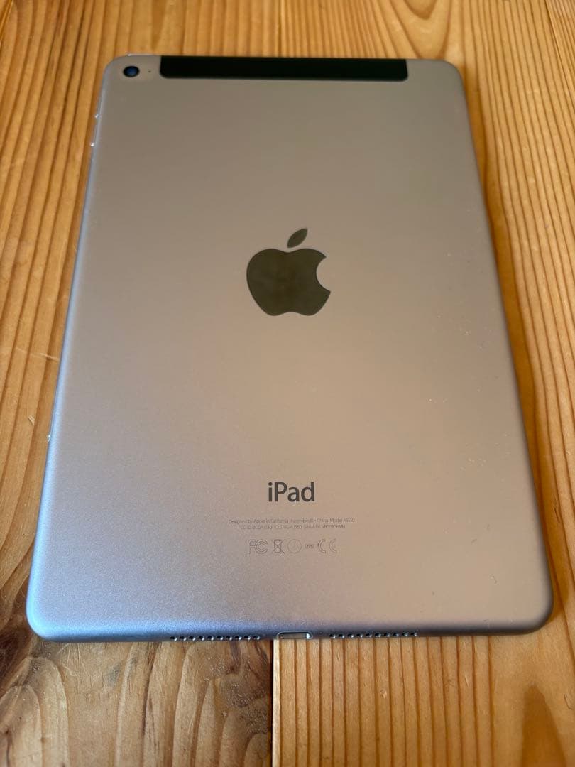 iPad本体 iPad mini 4 A1550 Wi-Fi + Cellular 128GB