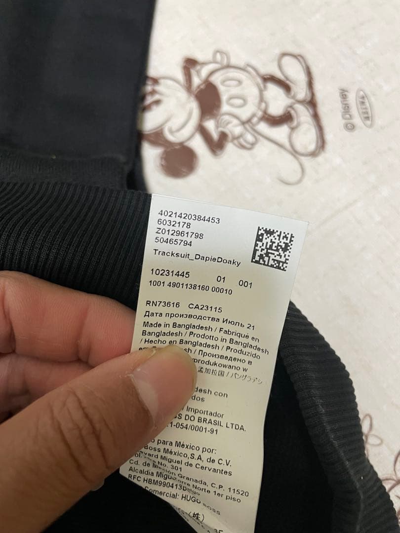 HUGO BOSS 新品未使用　メンズ　ジップアップ　パーカーXL