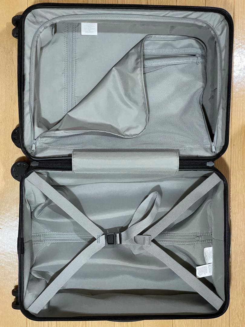 無印良品　ハードキャリーケース （36L）　ダークグレー　MUJI