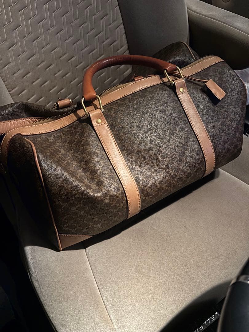 セリーヌ　ブラウン ダッフルバッグ 中型