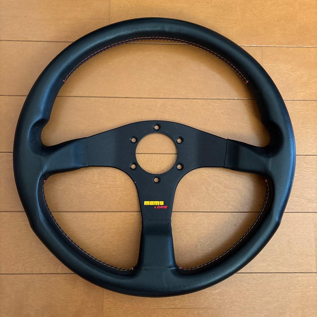 モモ CORSE D35 ステアリングブラックスポーク φ350 99年製