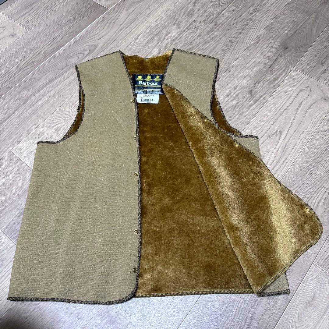 【ミント】C40 Barbour バブアー A297 ライナー パイルライニング