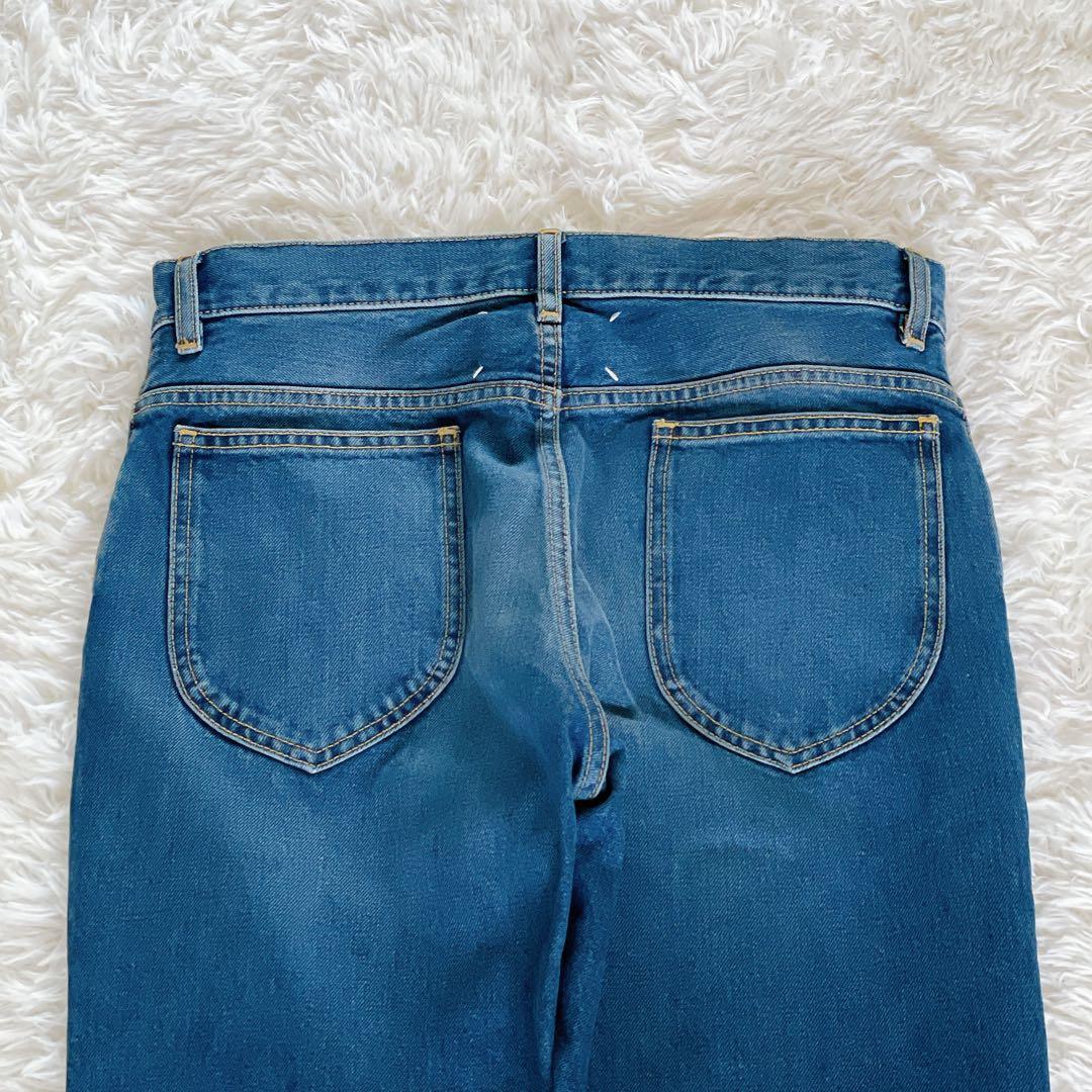 【MAISON MARGIELA】５ポケットジーンズ ウォッシュ フレア 38