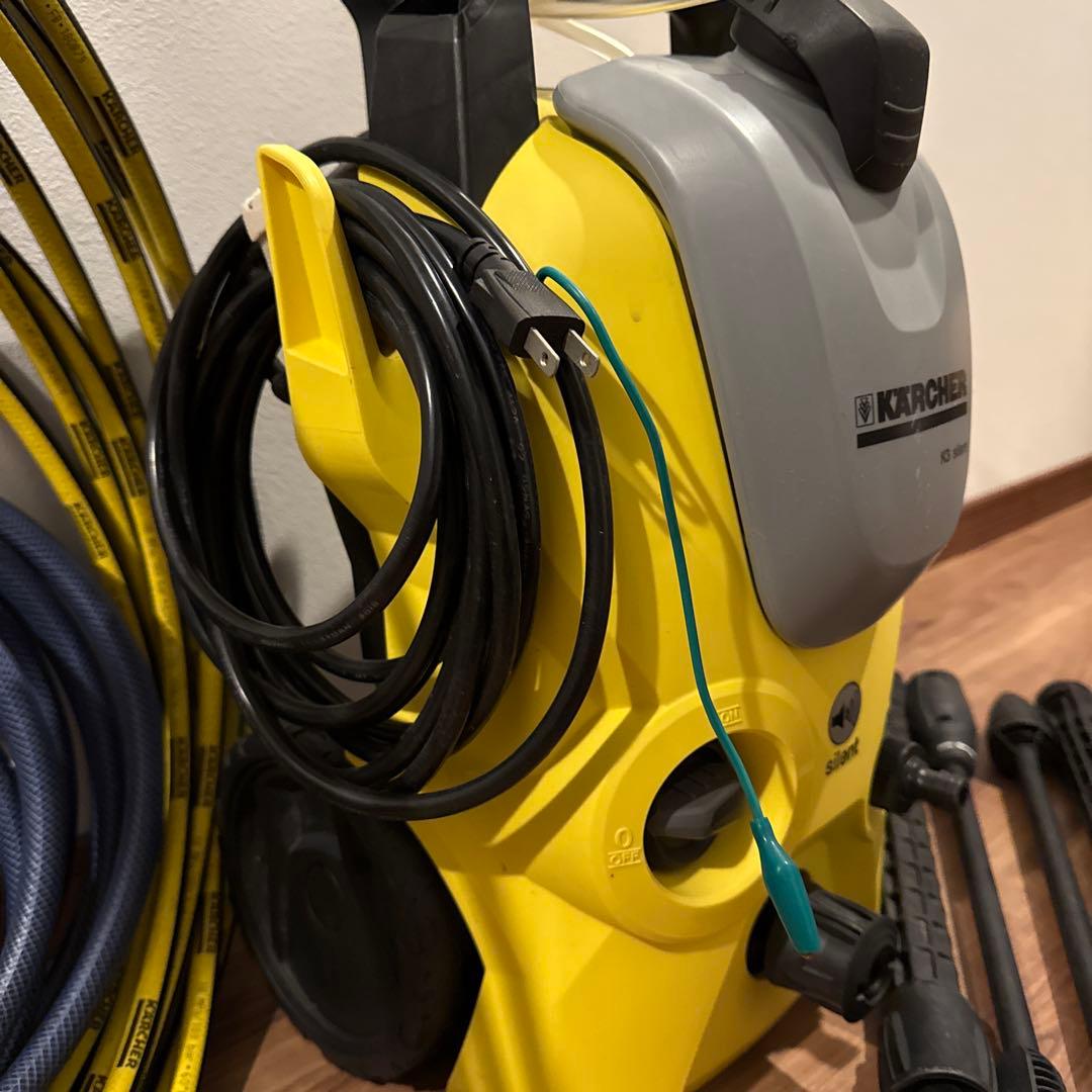 Kärcher K3 高圧洗浄機 延長高圧ホース・水道ホース付60Hz西日本