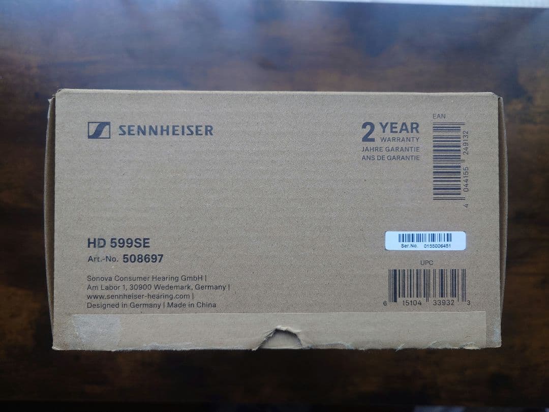 11/23開封 動作確認のみ　SENNHEISER HD599SE