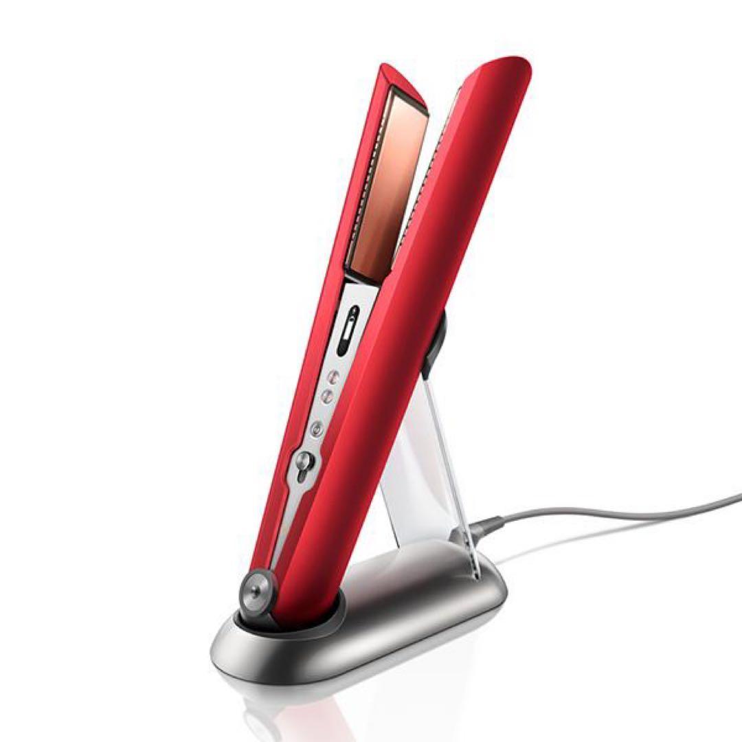 美品 ヘアアイロン Dyson Corrale レッド HS03