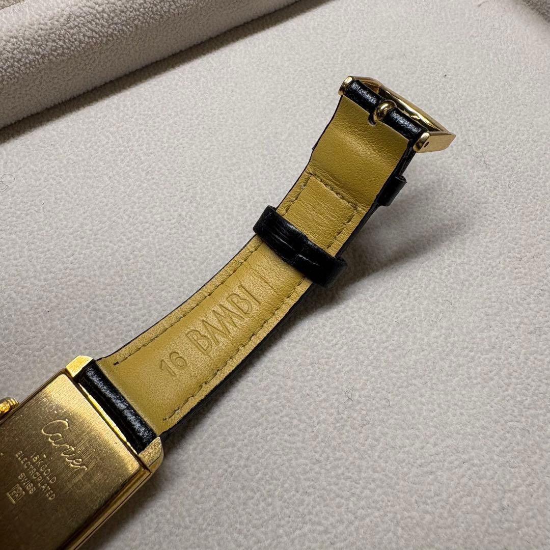 Cartier カルティエ プレマストタンク 金メッキ 手巻き