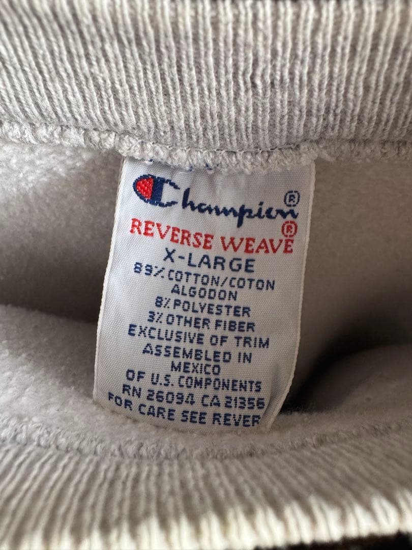 Champion 90s 染み込み リバースウィーブ GOD