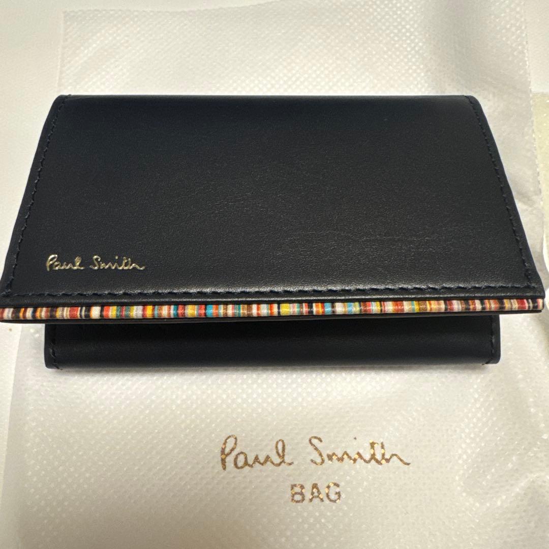 【新品未使用】Paul Smith 名刺入れ PSC175A ネイビー