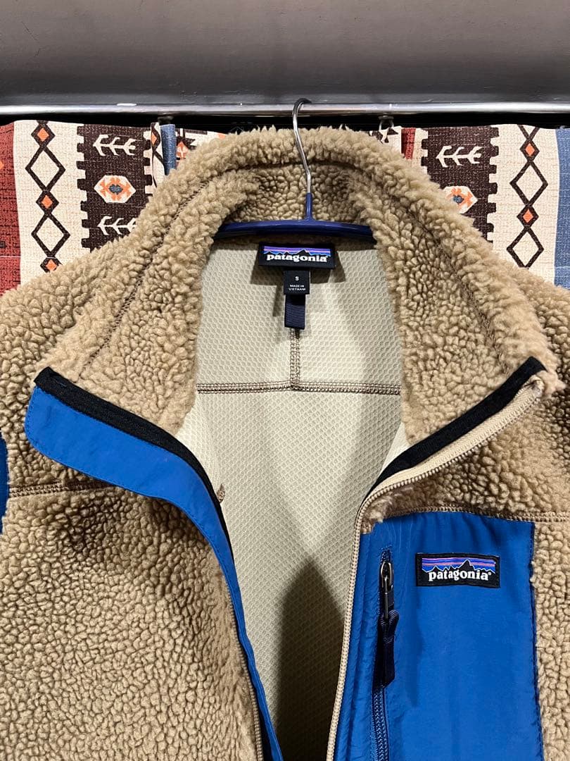 パタゴニア クラシック レトロX ベスト モジャブカーキ ボア フリース PRG