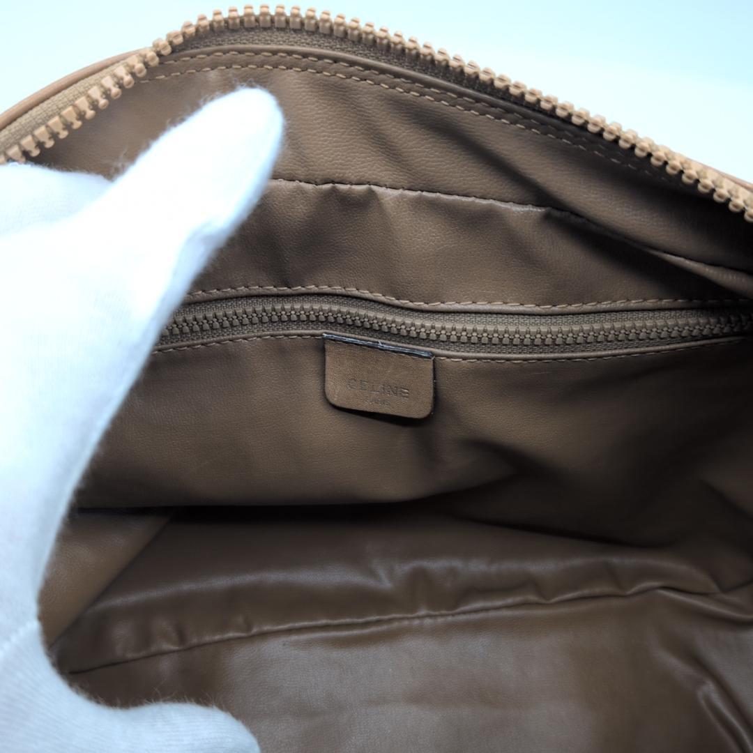 良品✨セリーヌ ミニボストンバッグ マカダム PVC ベージュ GI