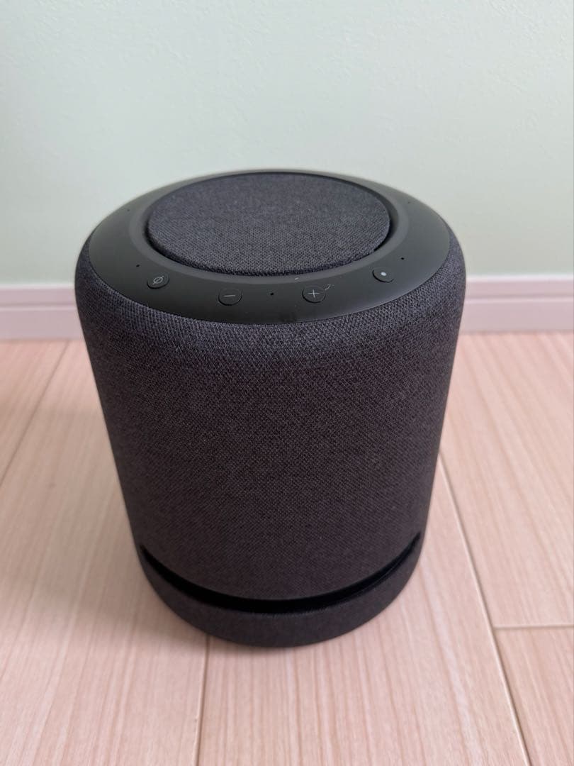 【美品】エコースタジオ studio スマートスピーカー ブラック
