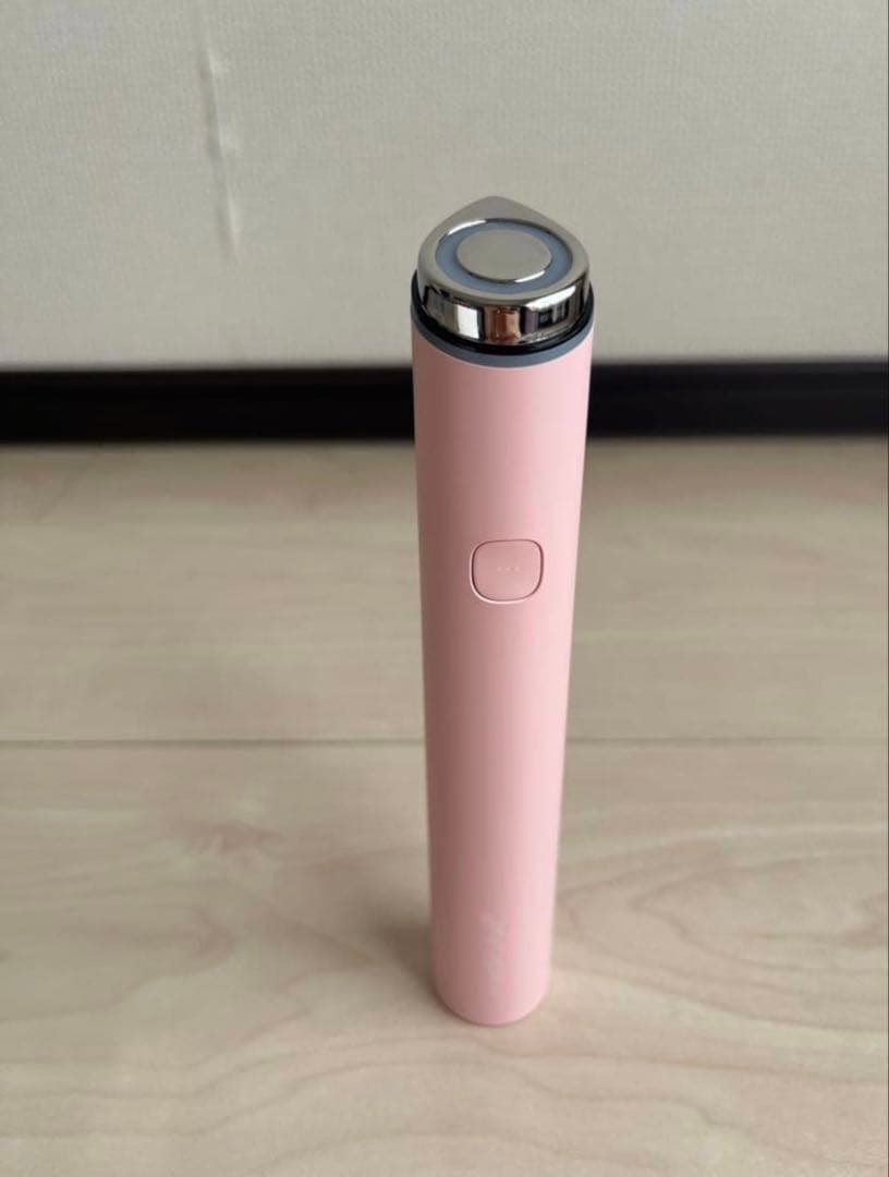 ピンク スティック型 美顔器 USB-C充電