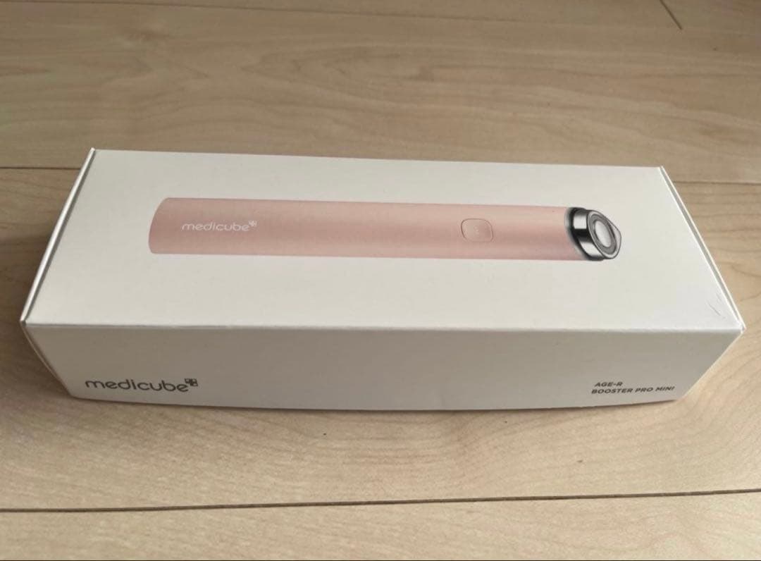 ピンク スティック型 美顔器 USB-C充電