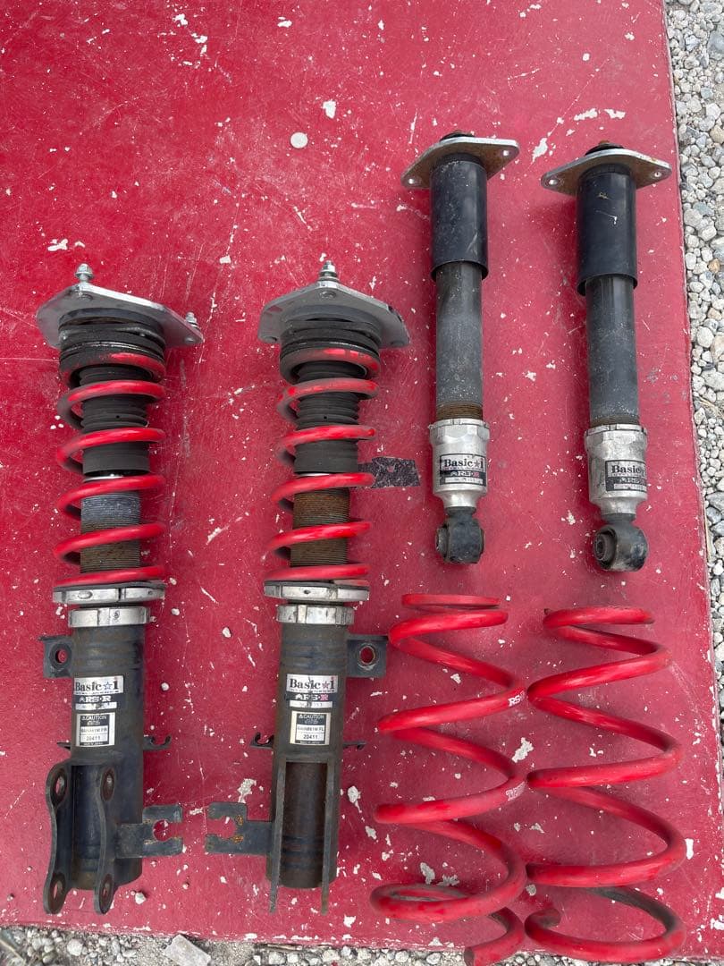 日産 E52 エルグランド　Basici RSR 車高調 サスペンション