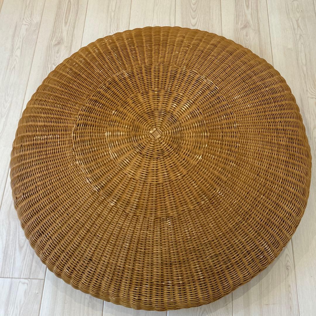 IDEE ラタン 円形座椅子 ブラウン POD スツール