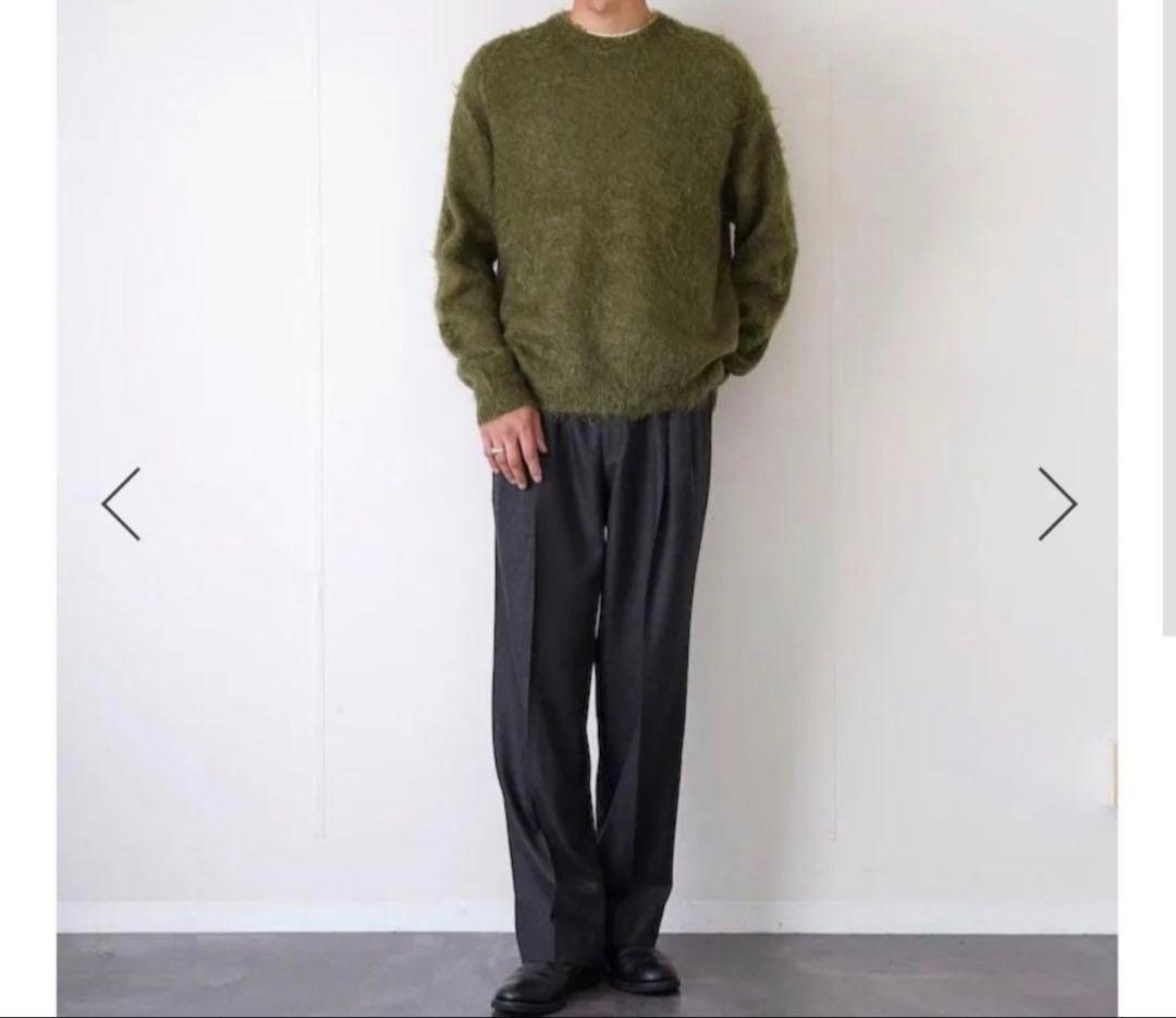 トップス AURALEE BRUSHED SUPER KID MOHAIR KNIT