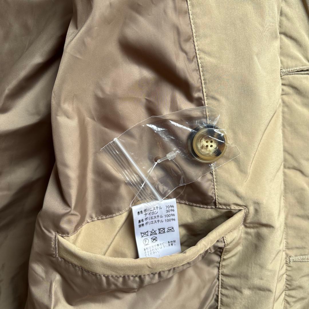 ダントン　ステンカラー　インサレーション　中綿コート　ベージュ