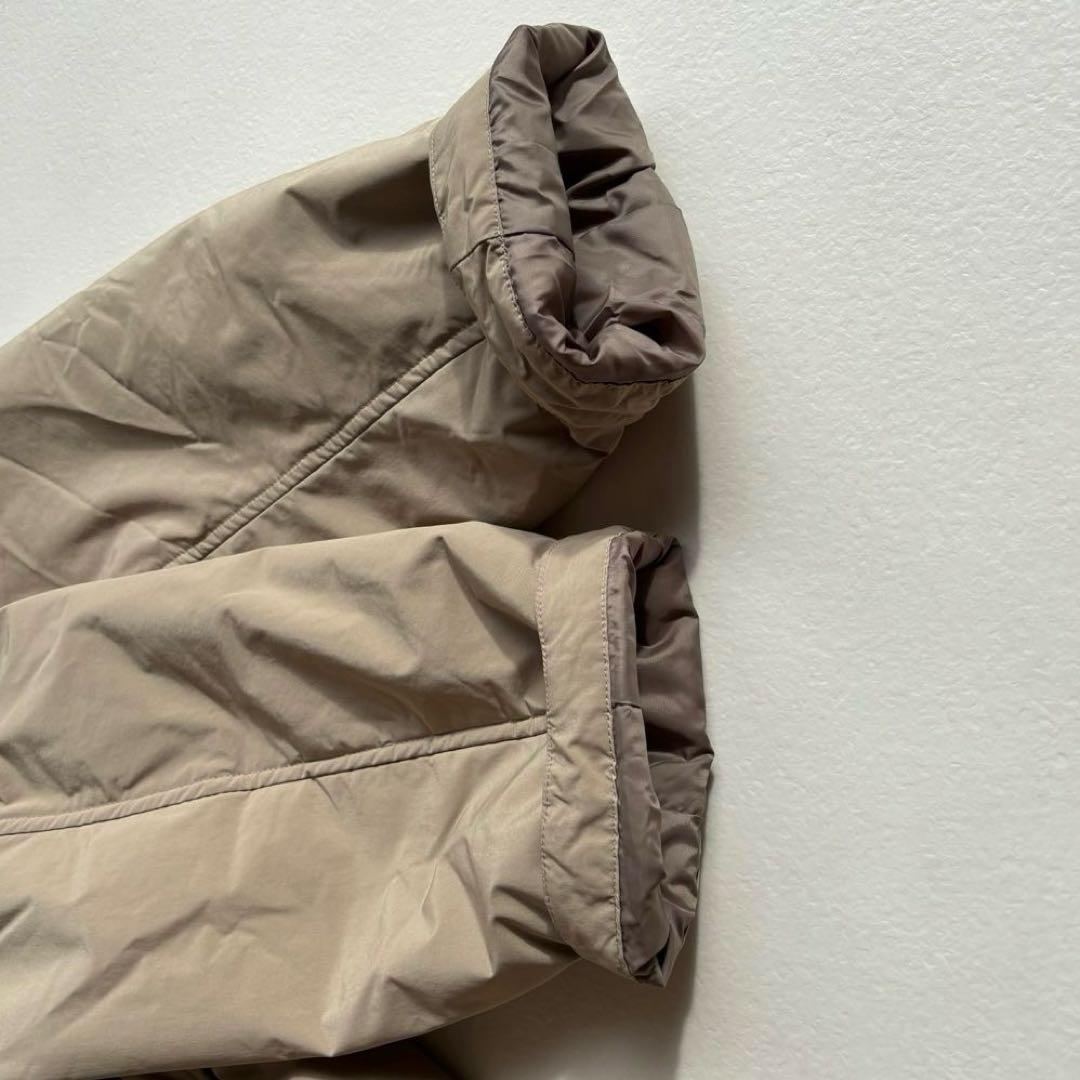 ダントン　ステンカラー　インサレーション　中綿コート　ベージュ