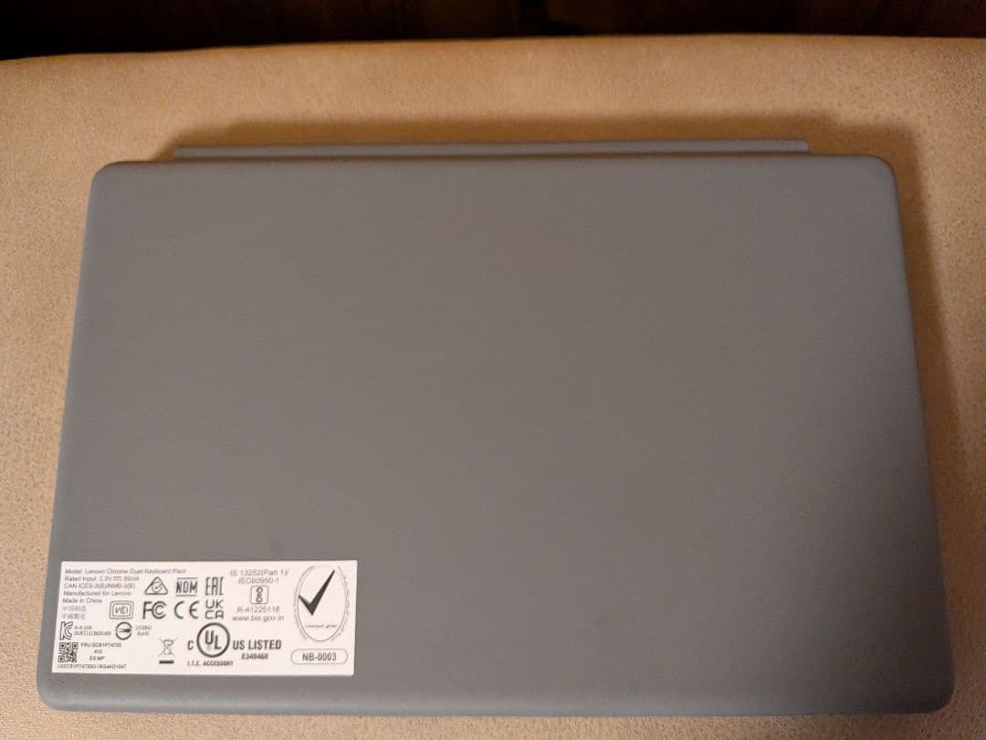 Chromebook本体 Lenovo Chromebook Duet 11 LUNA_GRAY