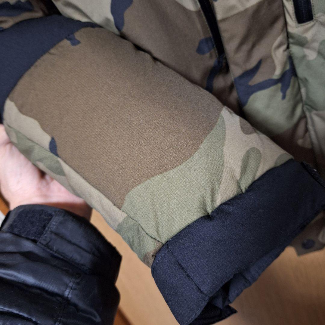 美品 ノースフェイス ノベルティーバルトロジャケット カモ サイズXS