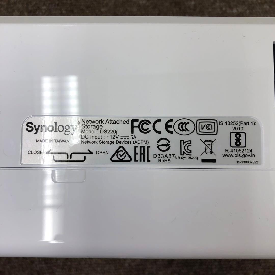 【極美】　Synology DiskStation DS220j　2ベイ NAS