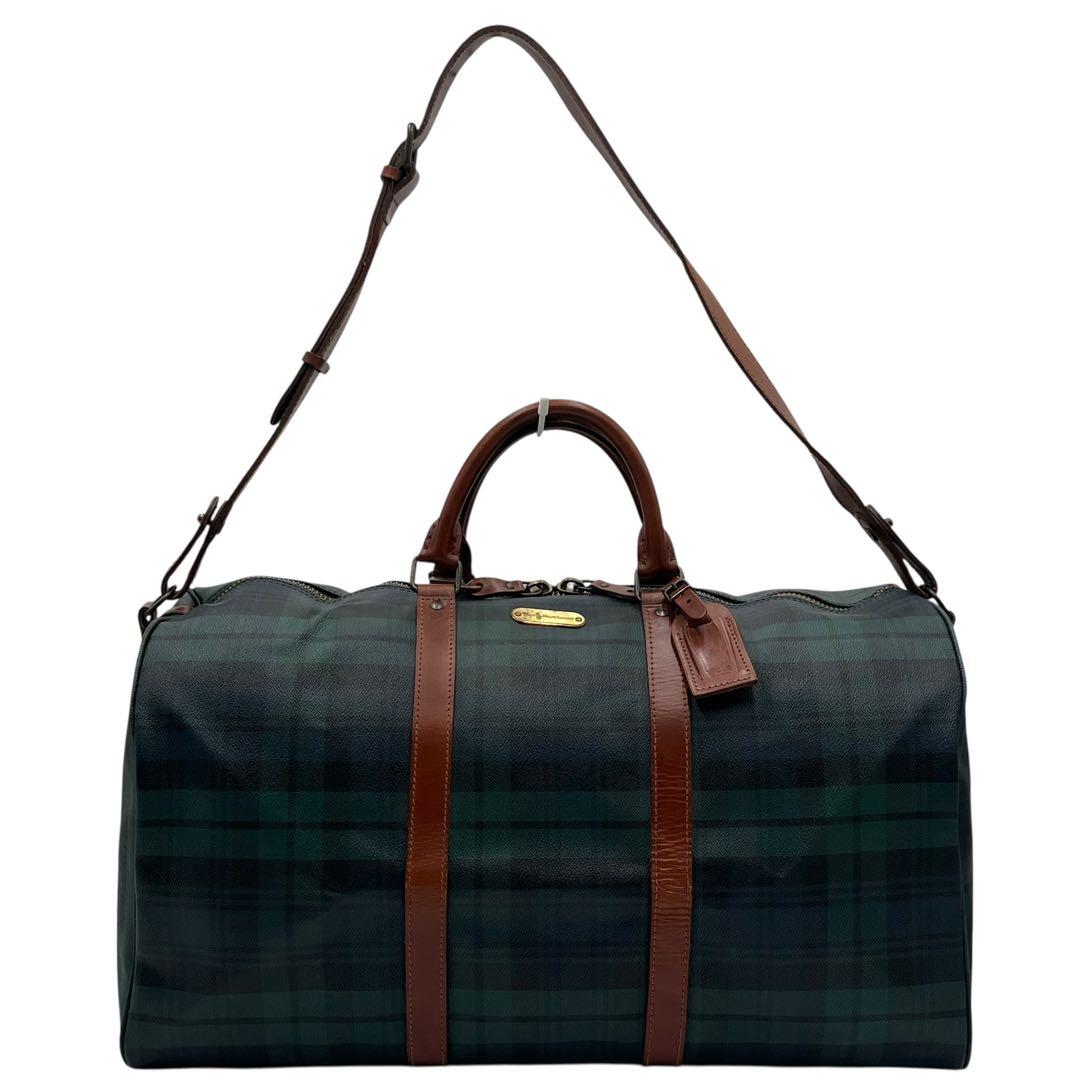 POLO RALPH LAUREN ポロラルフローレン　ボストンバッグ　チェック
