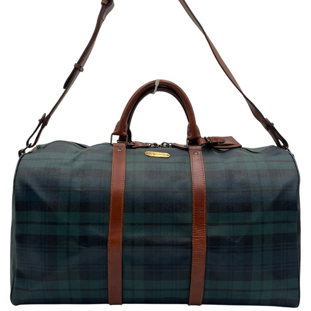 POLO RALPH LAUREN ポロラルフローレン　ボストンバッグ　チェック