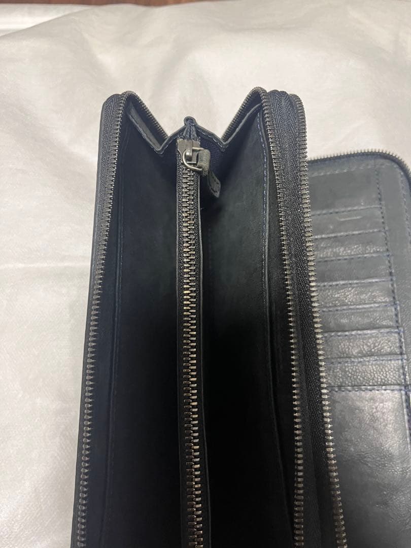 NOMADOI 長財布　ノマドイ　アラバマ　ラウンドファスナー ダブル　レザー