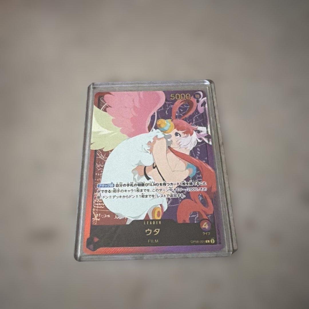 ワンピースカード　ウタ　リーダーパラレル　金文字　OP06-001