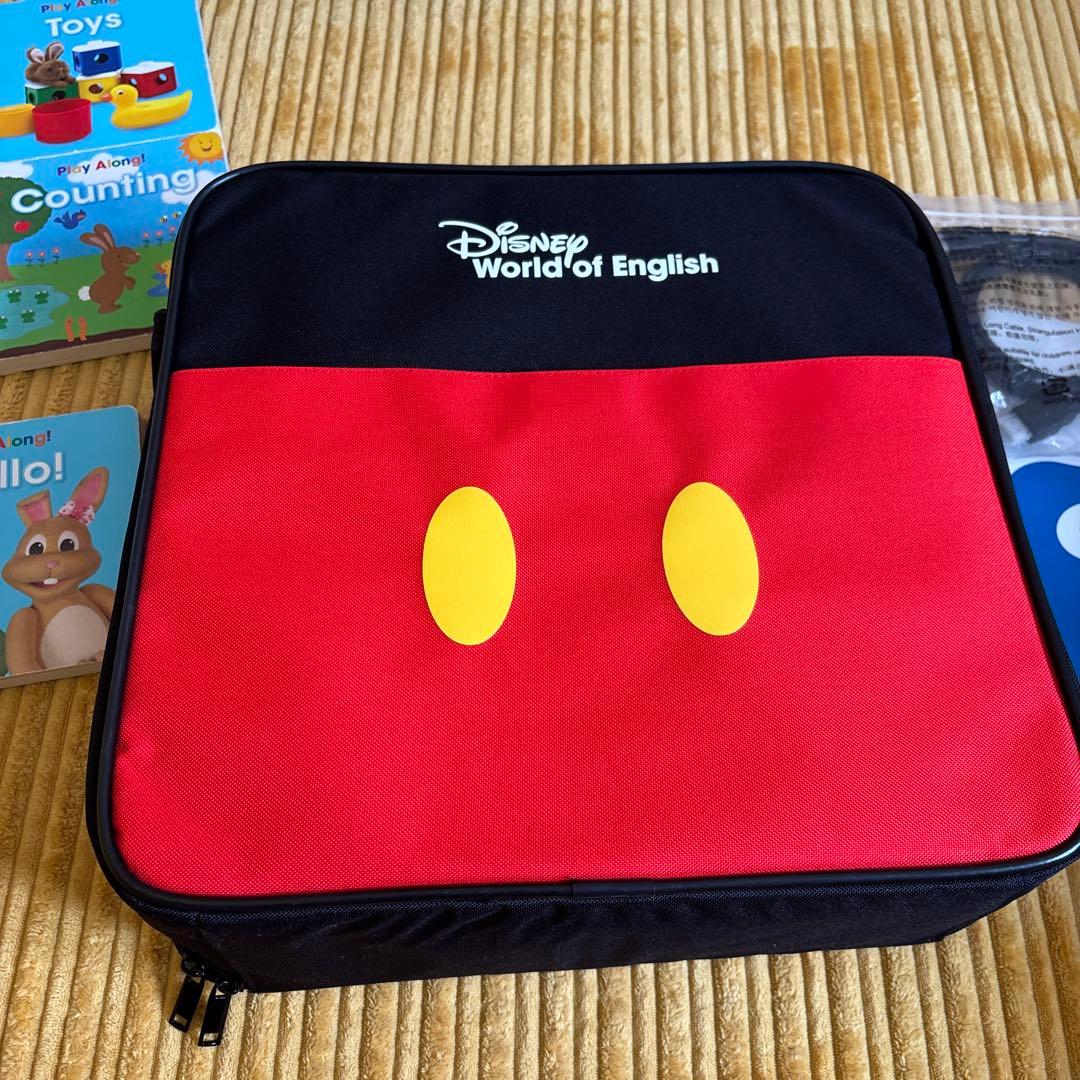 DWE ミッキーメイト　専用ケース　カーポケット　絵本付き