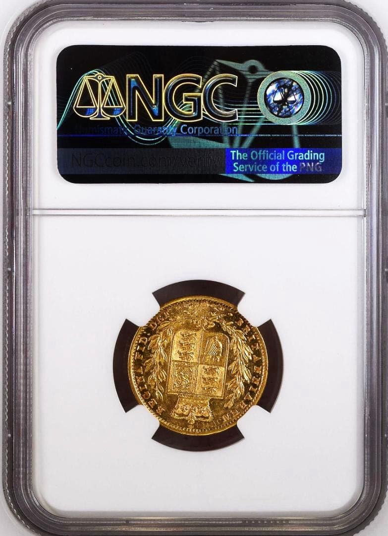 ★★★梨くん★★★　1857年1ソブリン金貨★NGC AU DETAILS