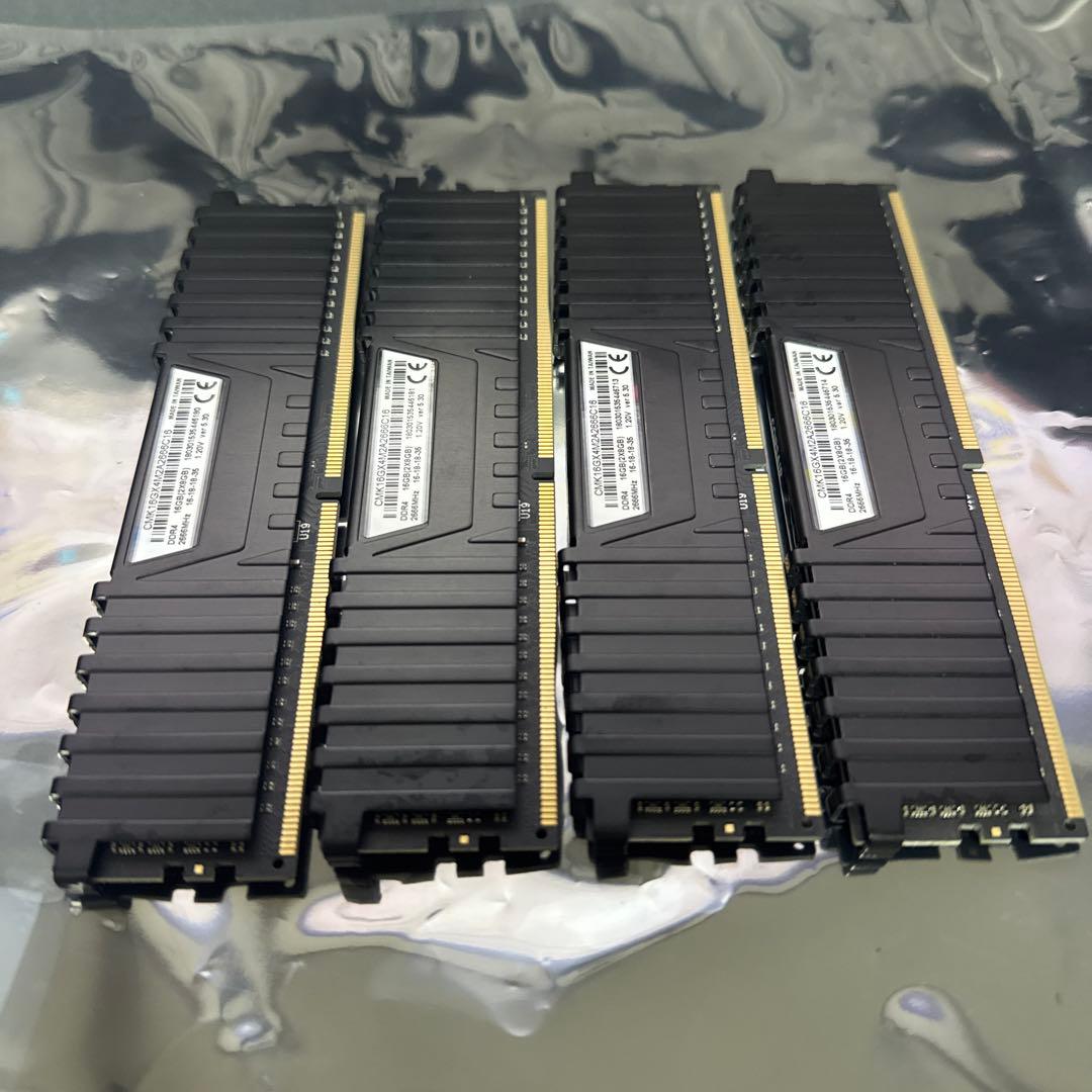 CMK16GX4M2A2666C16:DDR4 PC4-21300 8GB4枚