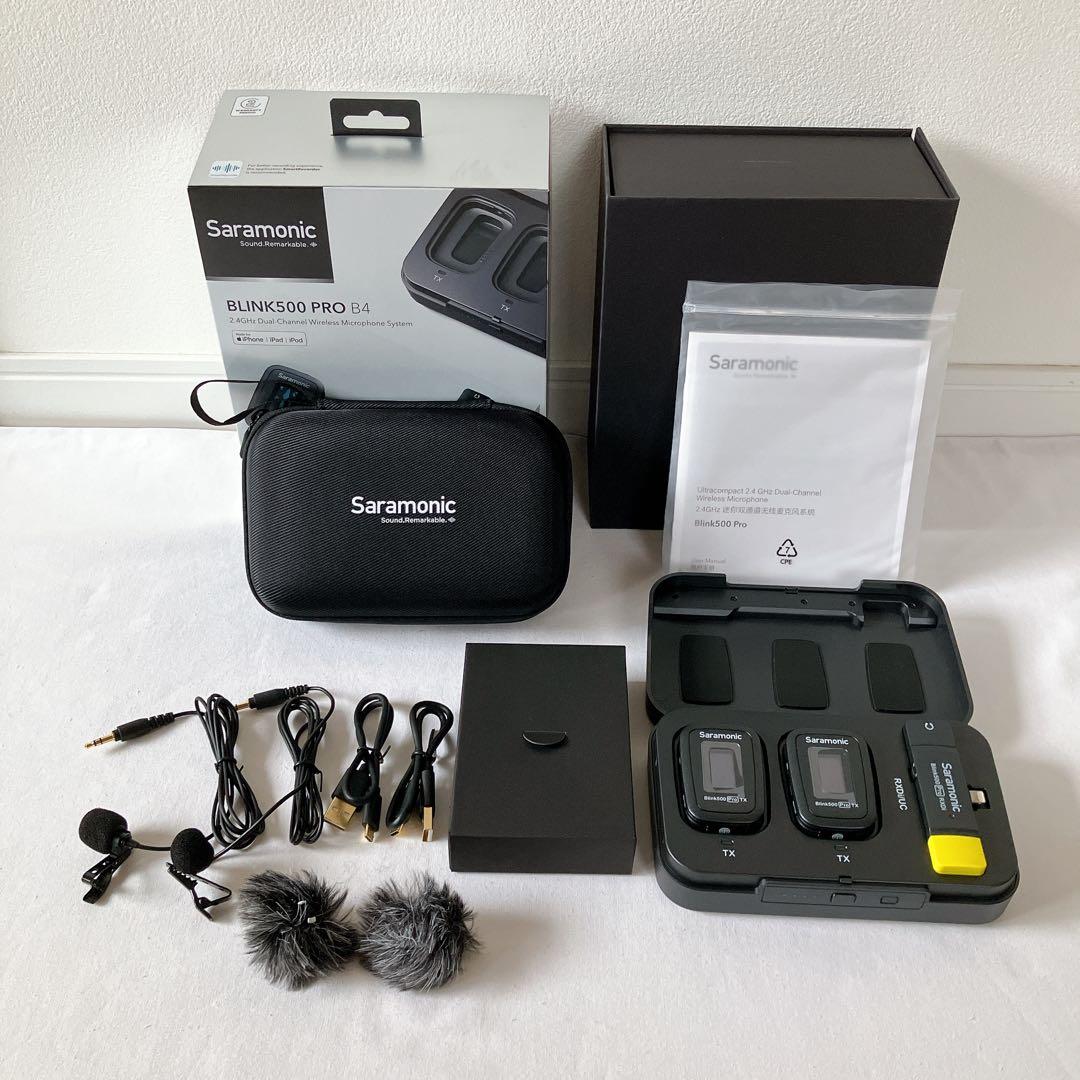 Saramonic Blink 500 PRO シリーズ B4 ワイヤレスマイク