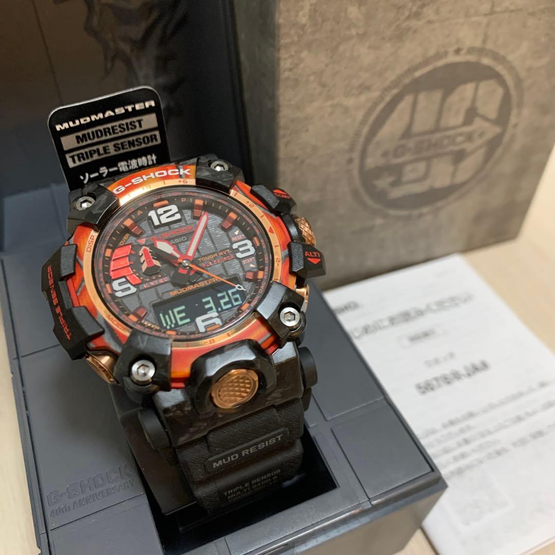 【未使用】G-SHOCK GWG-2040FR フレアレッド