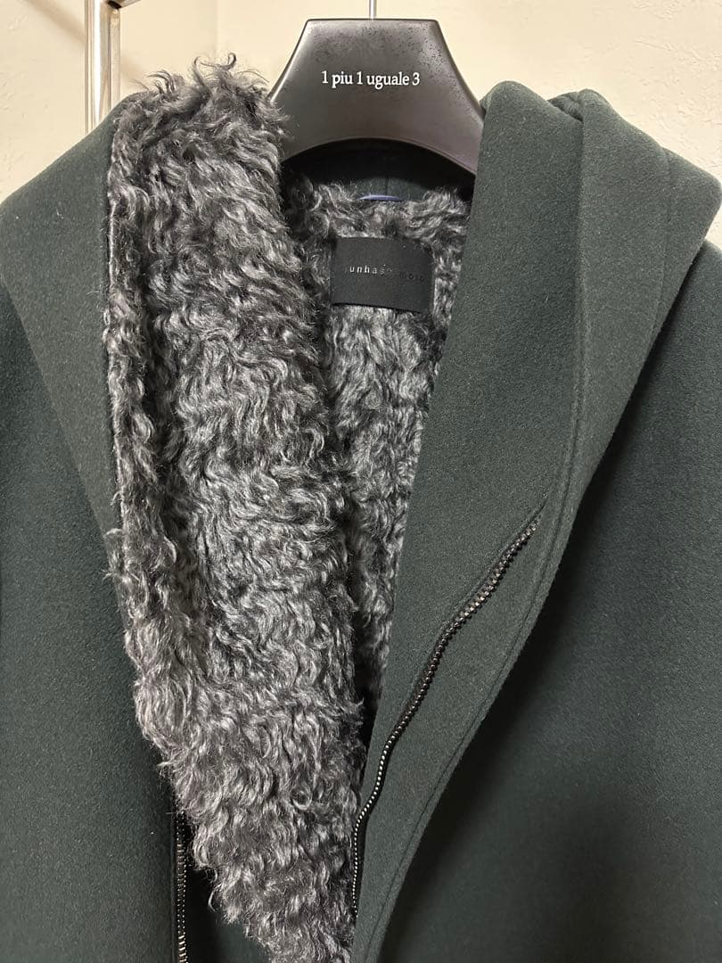 junhashimoto コート　4 フーデットラップコート　ジュンハシモト