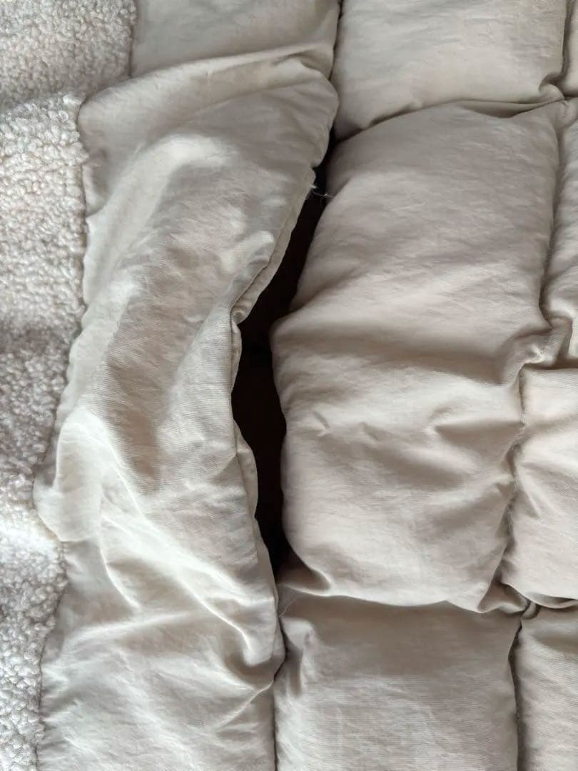 willfully アイボリー　ダウンベストショール