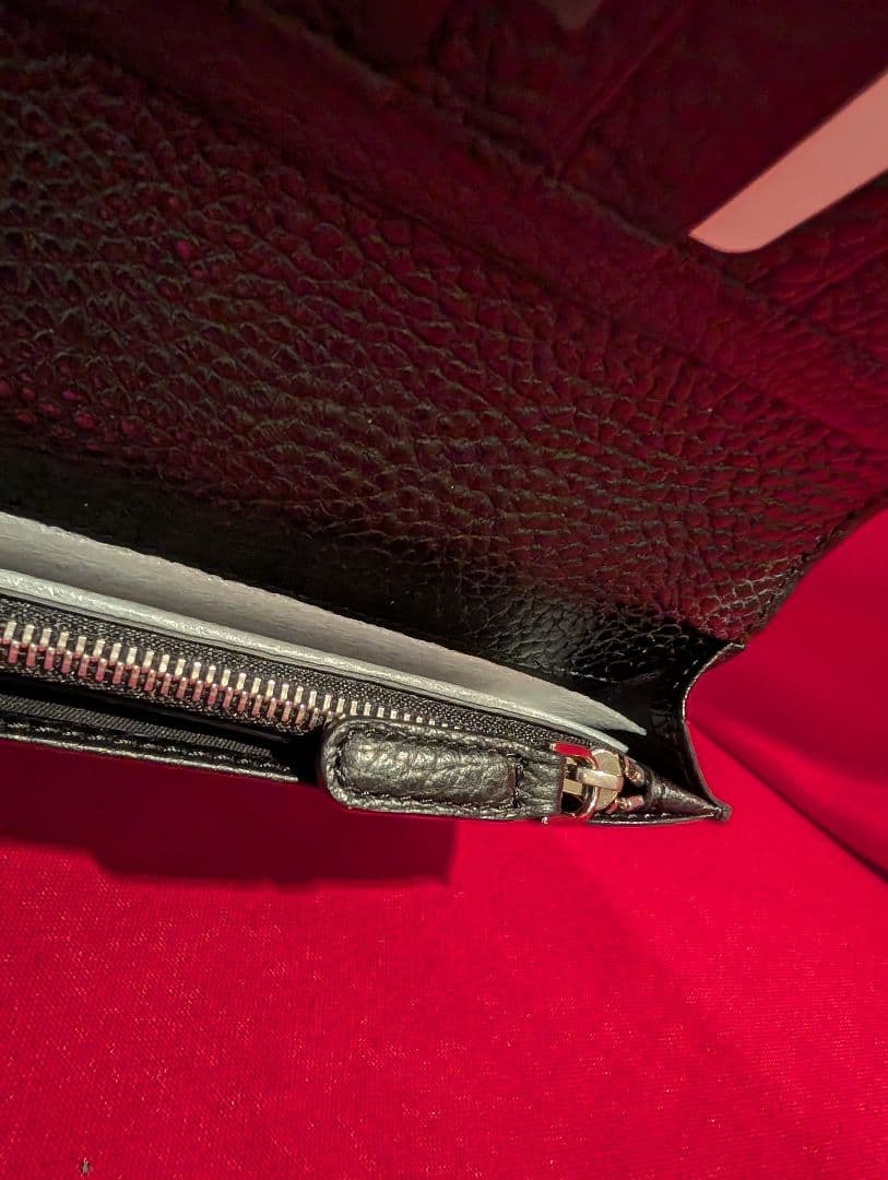 新品　Giorgio Armani ブラック 長財布　ウォレット　ジョルジオ