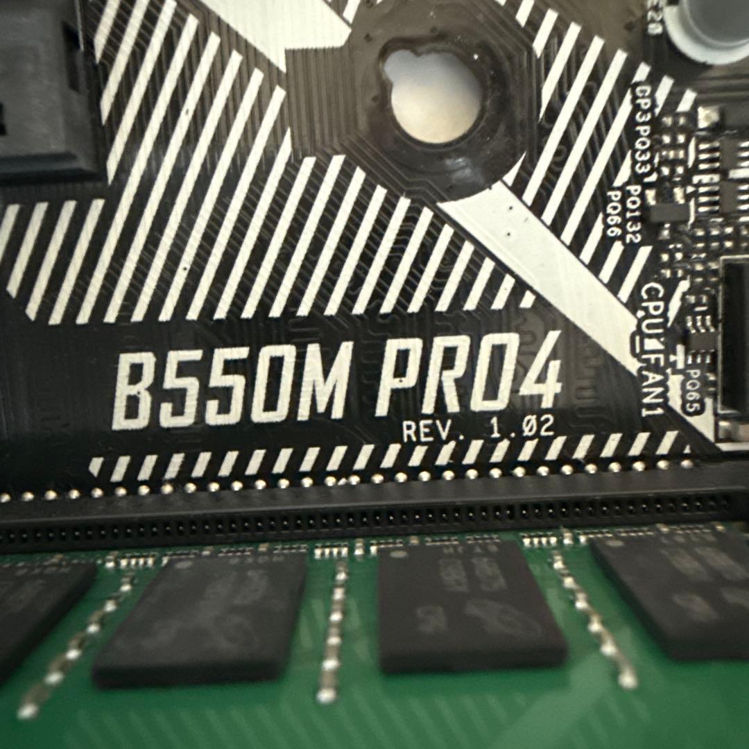 Ryzen 5 4500 ASRock B550M PRO4 セット