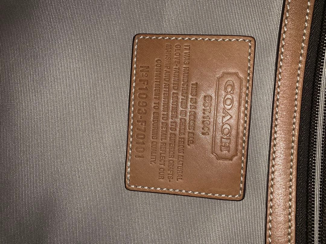 【美品】オールドコーチ　レザーショルダーバッグ