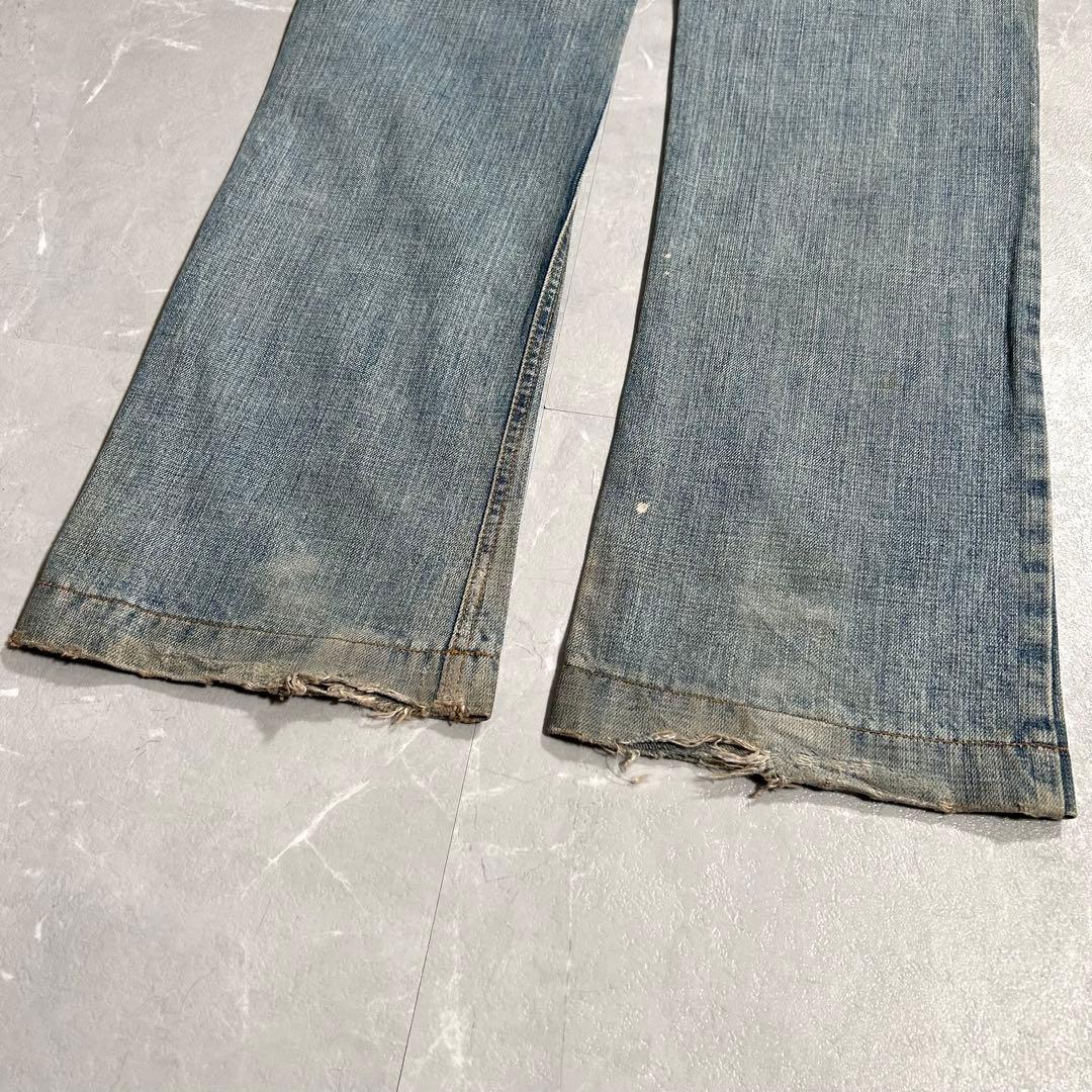 DOLCE&GABBANA イタリア製 フレアデニム クラッシュ 古着 ペンキ