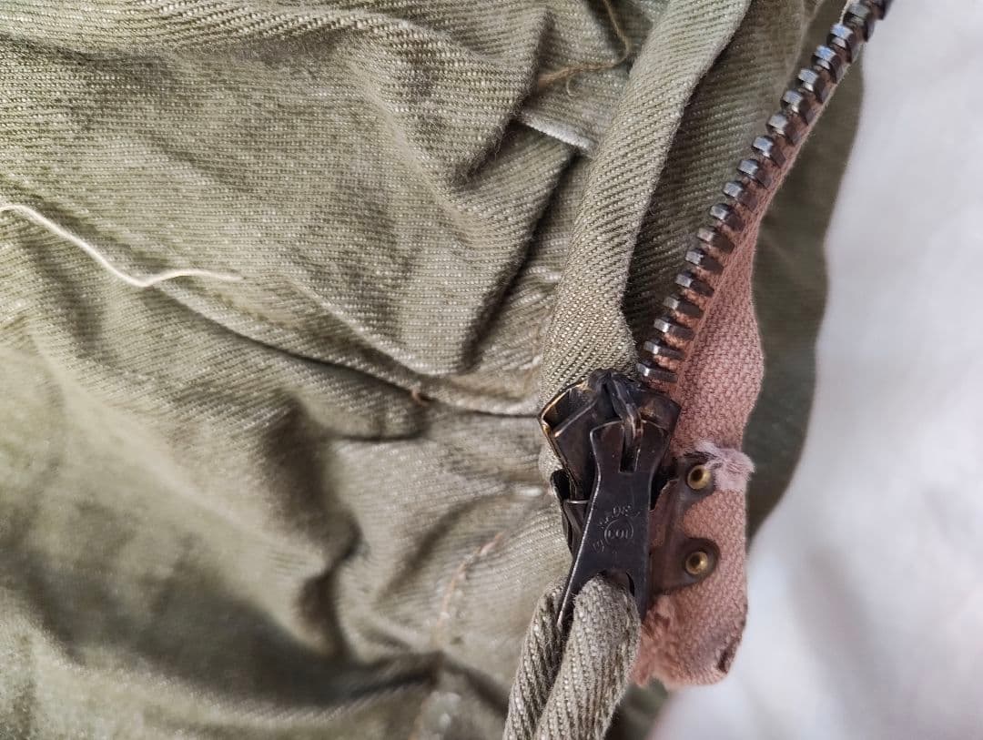 vintage イギリス軍 グリーンデニムベスト