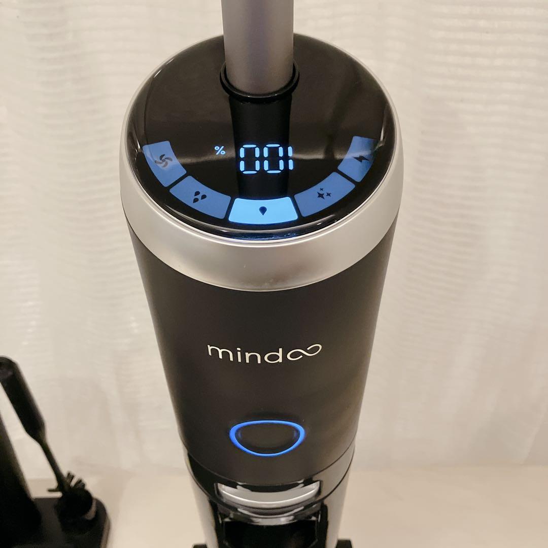 【ほぼ未使用美品】mindoo アクアエックス 水拭き掃除機 スティック掃除機