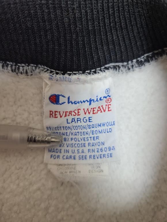 90s USA製 Champion チャンピオン リバースウィーブ スクリプト