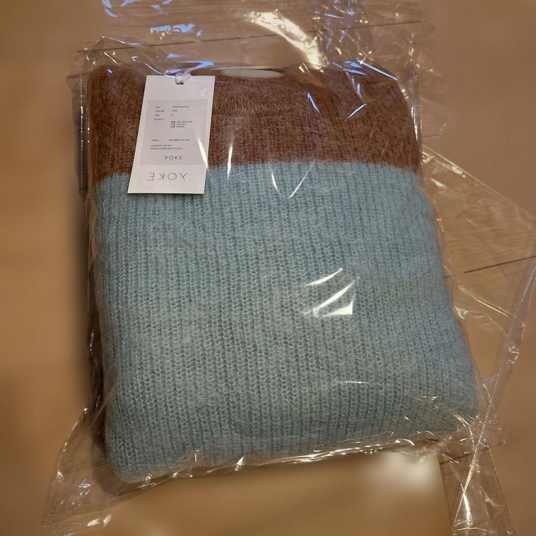 《今週末限定値下げ》YOKE ヨーク　モヘア　ボーダー　クルーネック　セーター