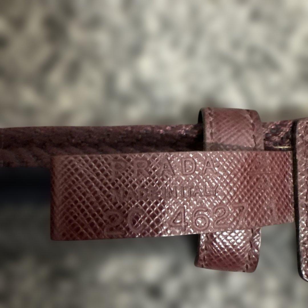 美品　プラダ ガチャベルト バックル ロゴ 本物真贋済み