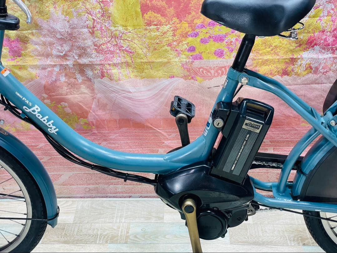 ZK3372 電動自転車 ヤマハ パスバビー 子供乗せ 20インチ 送料無料